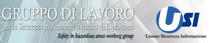 Gruppo di lavoro indipendente per ambienti a rischio di esplosione. Attivit� di ricerca, sperimentazione, consulenza, assistenza alle aziende e formazione. Informazione e documentazione sulle direttive Atex e la tutela della sicurezza e della salute nei luoghi di lavoro